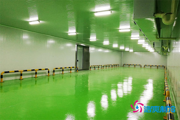 图示：完工的可口可乐饮料冷库实图