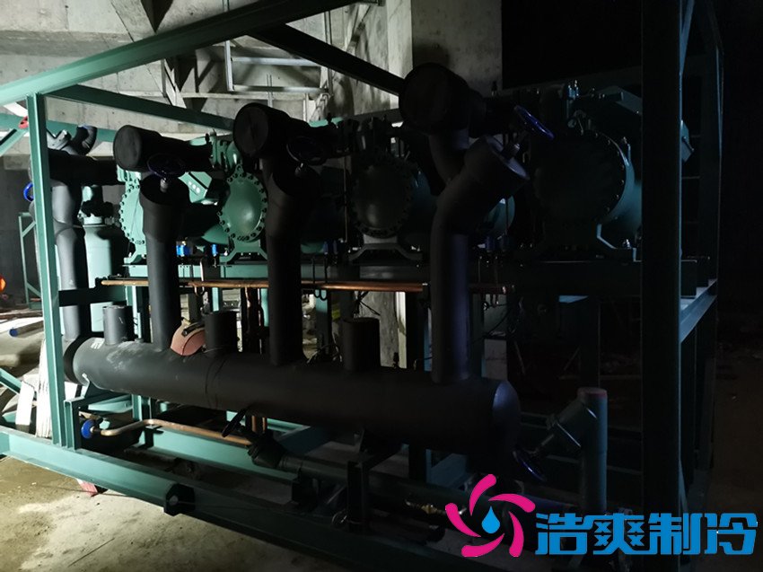 农产品物流园萍乡11000㎡低温冷藏冷冻库新工程案例  压缩机